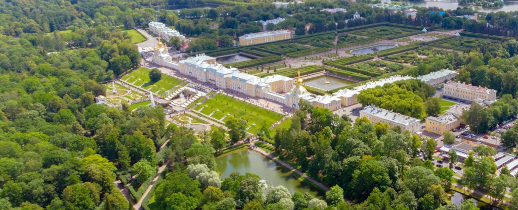 Петергоф,  - Фото с квадрокоптера
