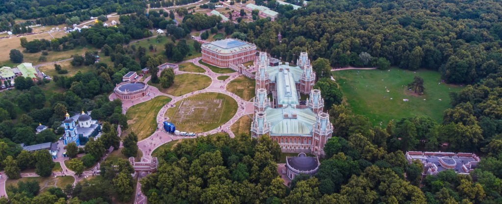 Музей-заповедник «Царицыно», г. Москва,  - Фото с квадрокоптера