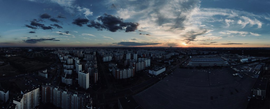 Район Люблино,  - Фото с квадрокоптера