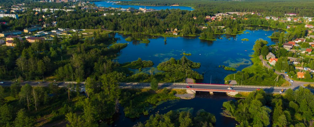 Приозерск,  - Фото с квадрокоптера