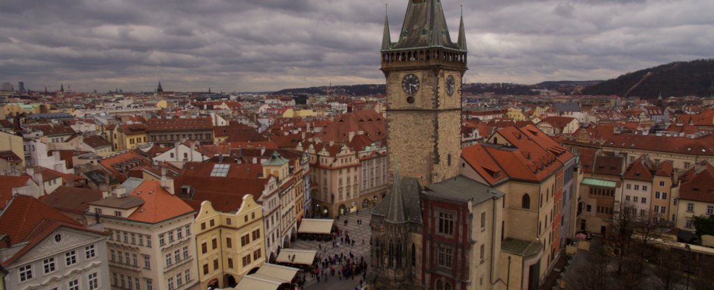 Староместская площадь в Праге,  - Фото с квадрокоптера