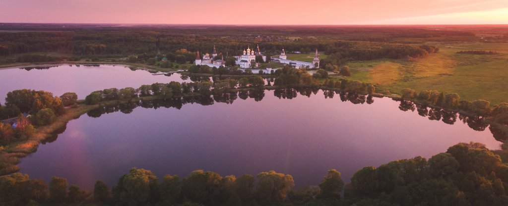 Иосифо-Волоцкий монастырь,  - Фото с квадрокоптера
