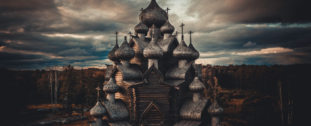 Парковый комплекс Усадьба Богословка, Санкт-Петербург - Фото с квадрокоптера