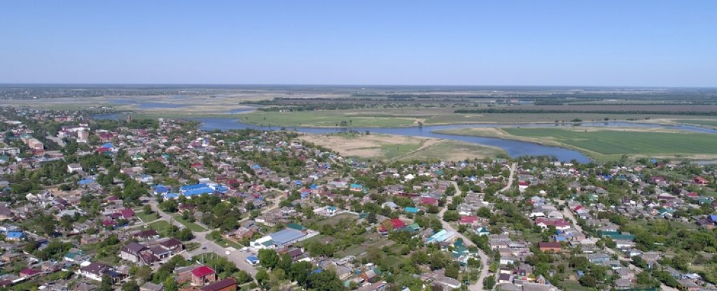 Брюховецкая,  - Фото с квадрокоптера