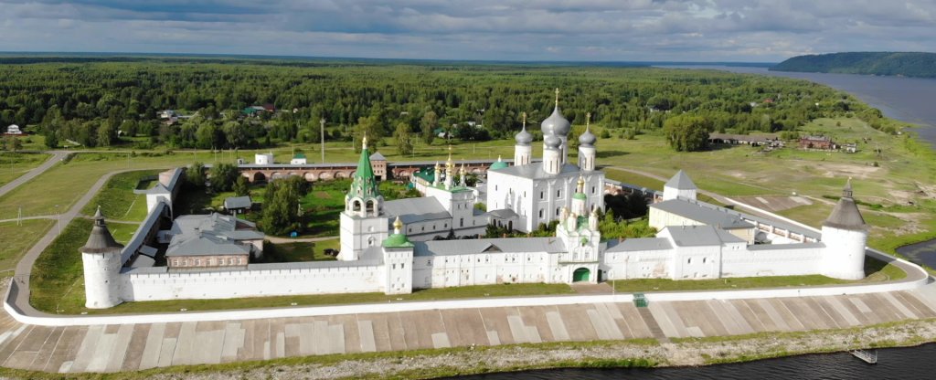 Макарьев монастырь,  - Фото с квадрокоптера