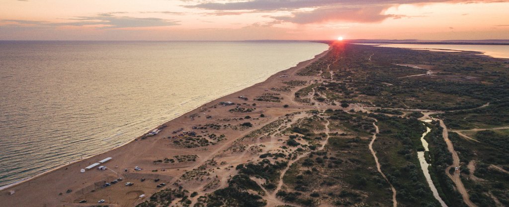 Бугазская коса,  - Фото с квадрокоптера