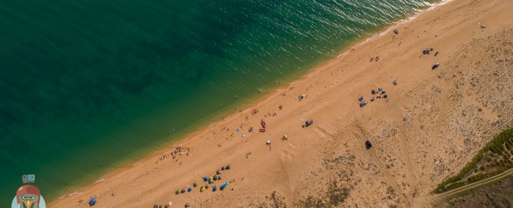 Крымский пляж, Старый Крым - Фото с квадрокоптера