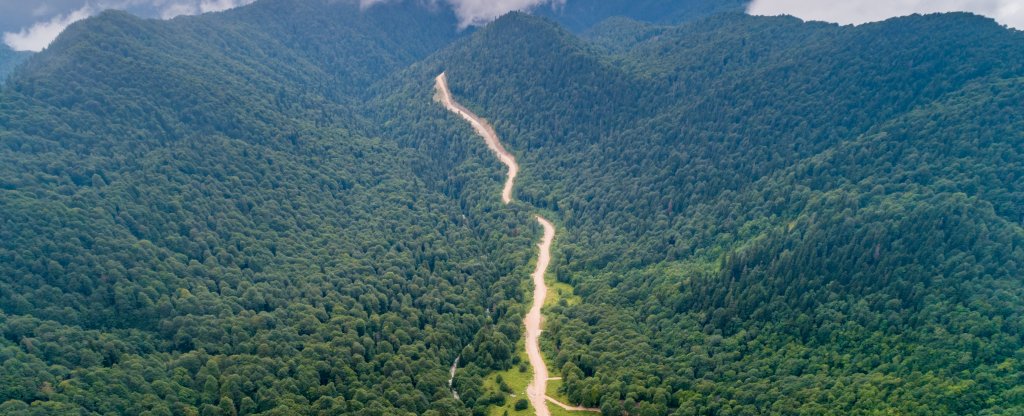 Дорога в облака,  - Фото с квадрокоптера