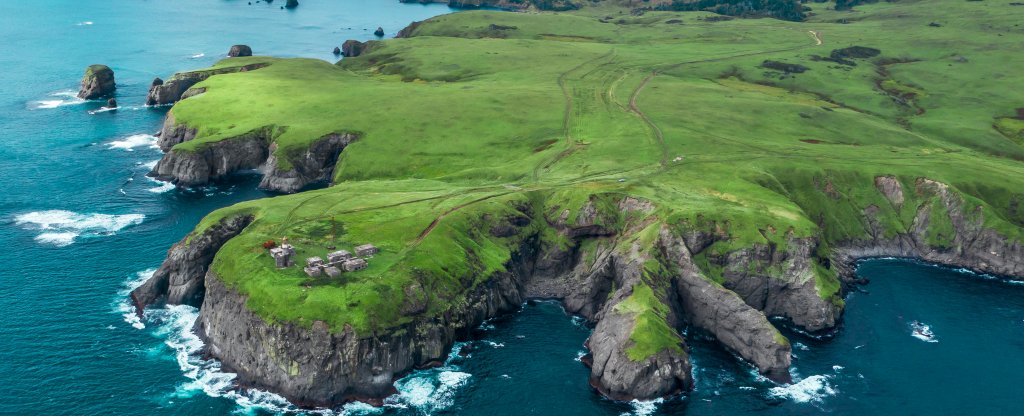 Остров Шикотан,  - Фото с квадрокоптера