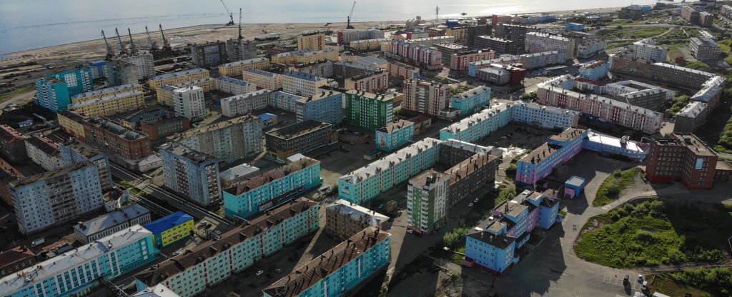 Дудинка, Дудинка - Фото с квадрокоптера