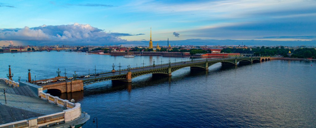 Четыре утра, Санкт-Петербург - Фото с квадрокоптера