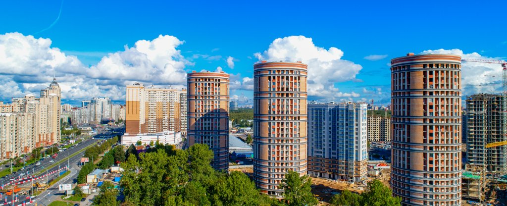 ЖК Приморский, Санкт-Петербург - Фото с квадрокоптера