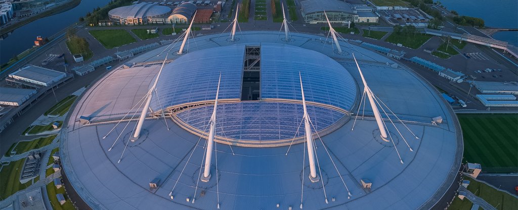 Газпром Арена,  - Фото с квадрокоптера