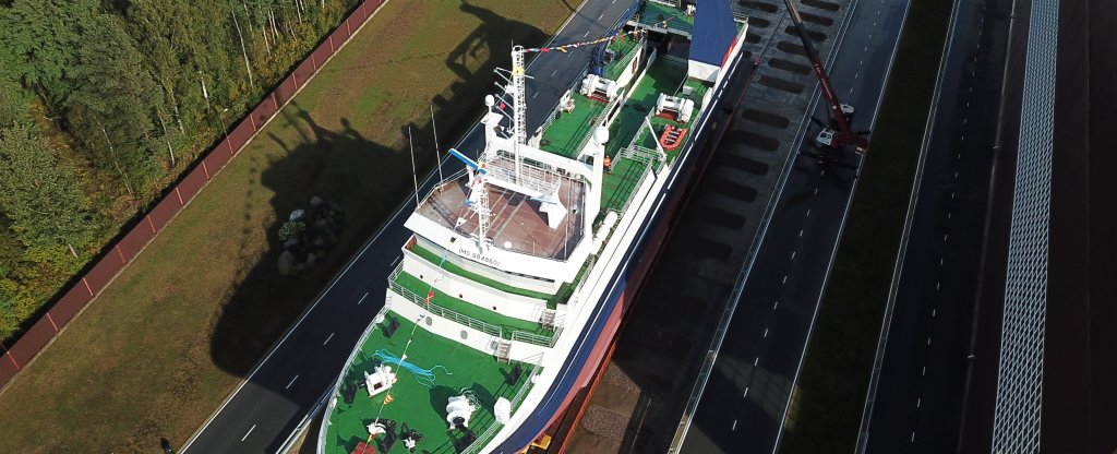 Аэросъемка траулера Кастор, Санкт-Петербург - Фото с квадрокоптера