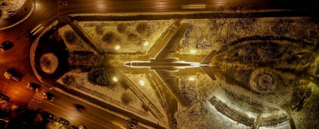 Самолет,  - Фото с квадрокоптера