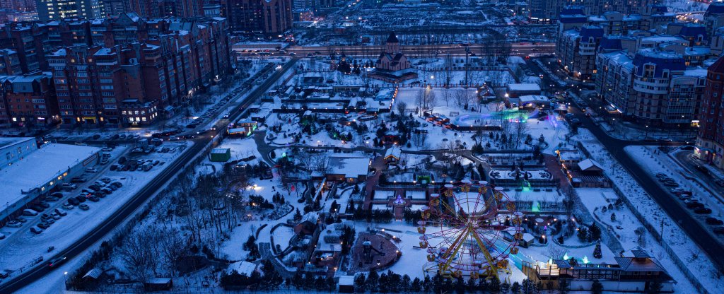 Парк Сады мечты, Красноярск - Фото с квадрокоптера