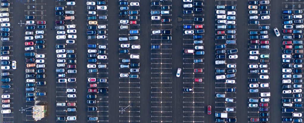 Парковка,  - Фото с квадрокоптера