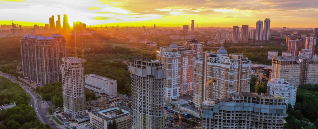 Рассвет, Москва - Фото с квадрокоптера