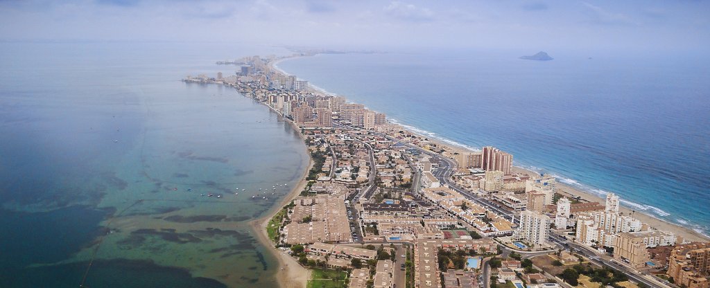 Испания. Ла-Манга,  - Фото с квадрокоптера