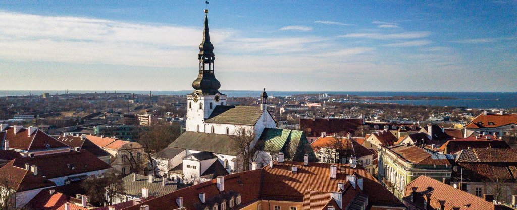 Эстония. Таллин,  - Фото с квадрокоптера