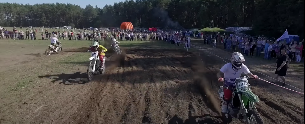 мотокросс, Москва - Фото с квадрокоптера