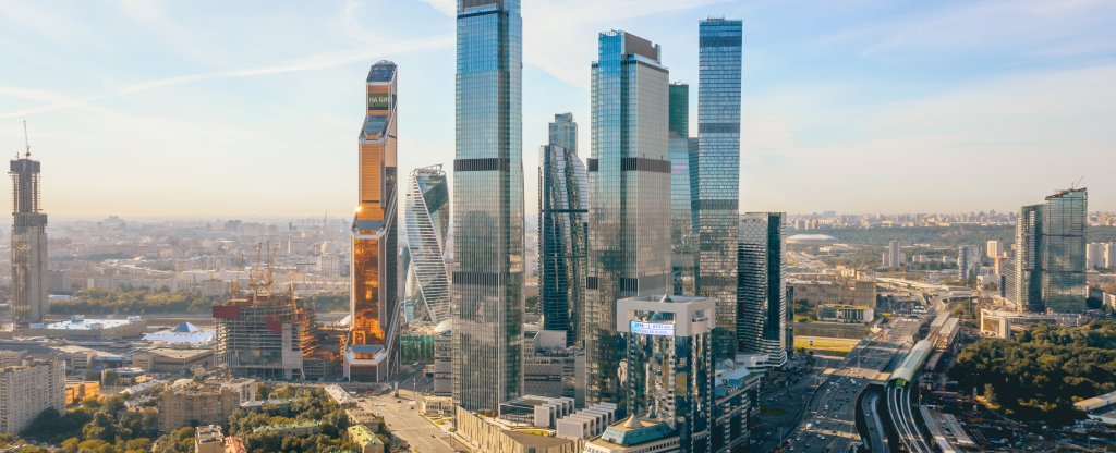 Москва-Сити, Москва - Фото с квадрокоптера