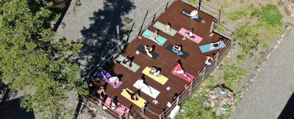 Йога-тур в Шерегеше, Шерегеш - Фото с квадрокоптера