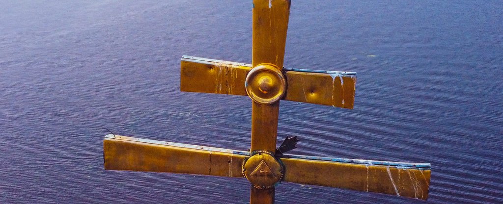 Съемка Колокольни в Калязине,  - Фото с квадрокоптера