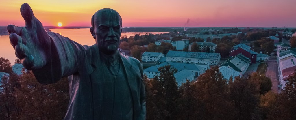 Ленин в Костроме, Кострома - Фото с квадрокоптера