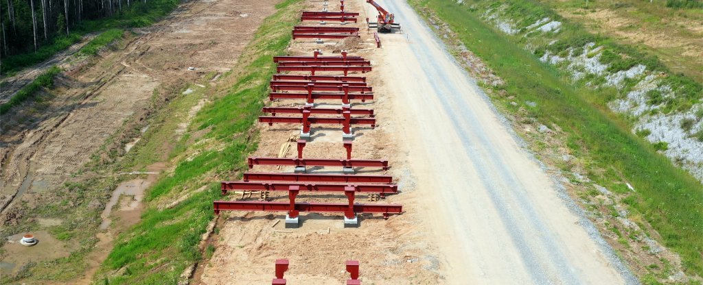 Мониторинг строительства,  - Фото с квадрокоптера