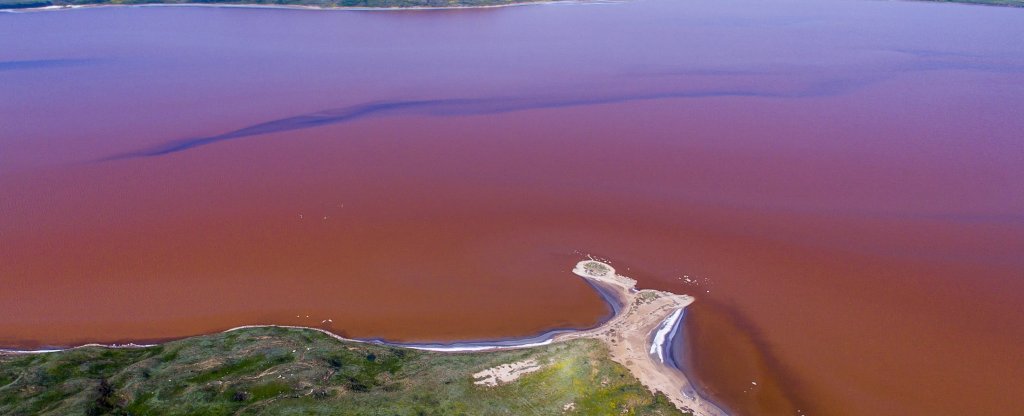 Крым, Кояшское озеро,  - Фото с квадрокоптера