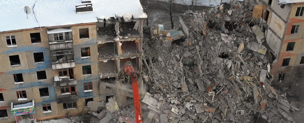 Снос Дома,  - Фото с квадрокоптера