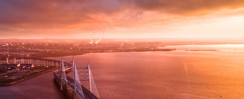 Переправа,  - Фото с квадрокоптера