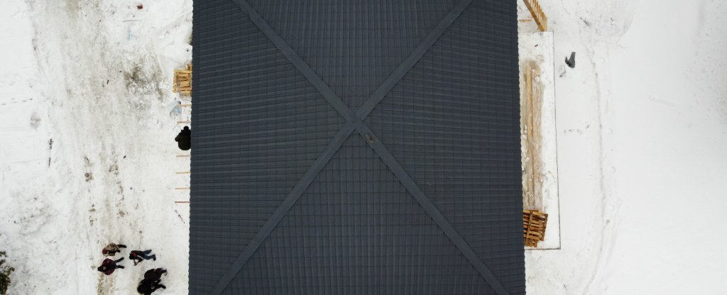 Обследование кровли коттеджа, Красногорск - Фото с квадрокоптера