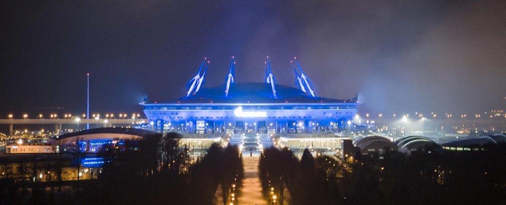 Зенит Арена, Санкт-Петербург - Фото с квадрокоптера