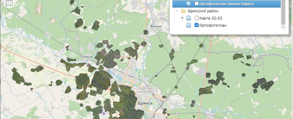 Ортофотоплан г. Брянска 2019г.,  - Фото с квадрокоптера