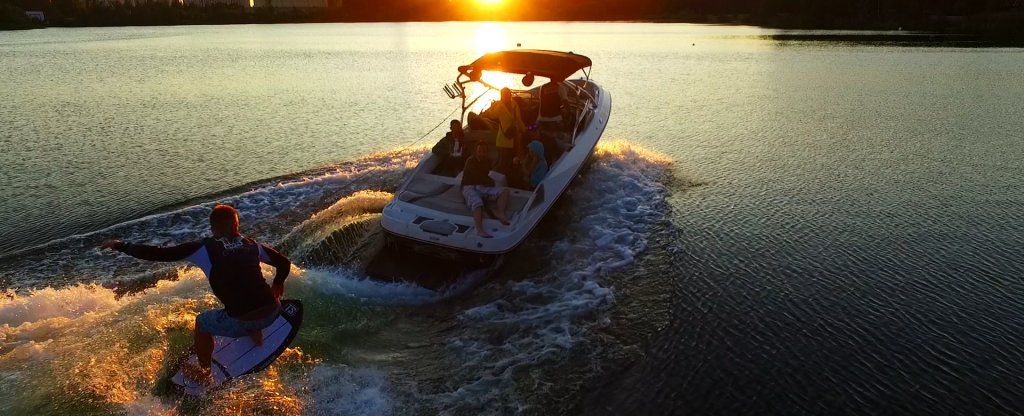 Вейк борд соревнования в Санкт Петербурге 2019 год, Санкт-Петербург - Фото с квадрокоптера