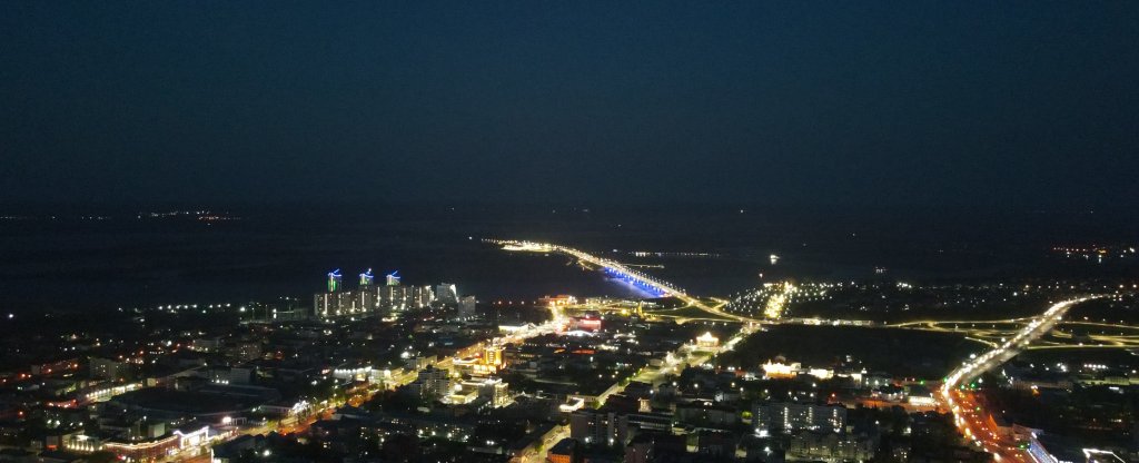 Ночная съемка, Барнаул - Фото с квадрокоптера
