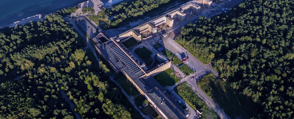 Колосс Проры, Германия,  - Фото с квадрокоптера