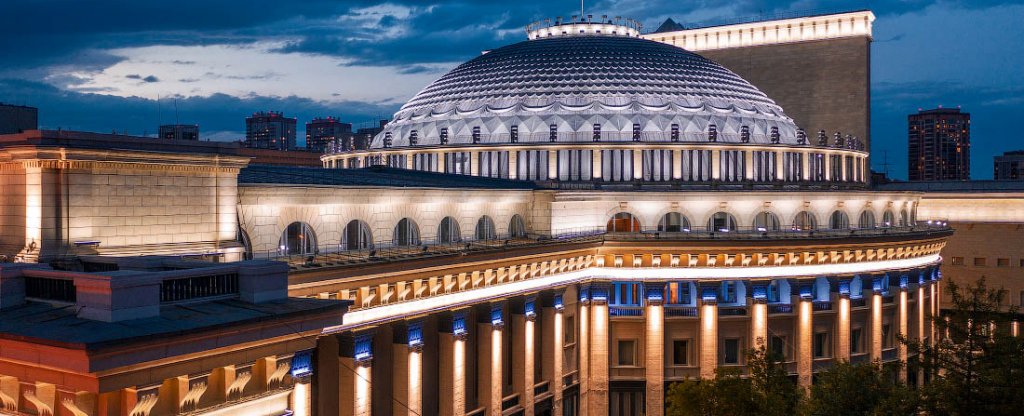 Новосибирский оперный театр (НОВАТ), Новосибирск - Фото с квадрокоптера