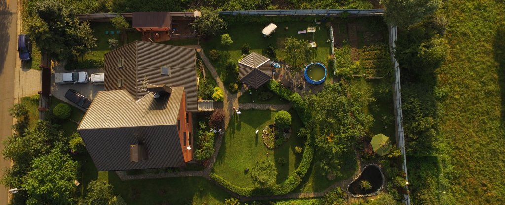 Жилой объект,  - Фото с квадрокоптера