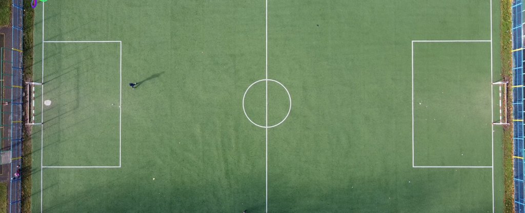 Первый мяч,  - Фото с квадрокоптера