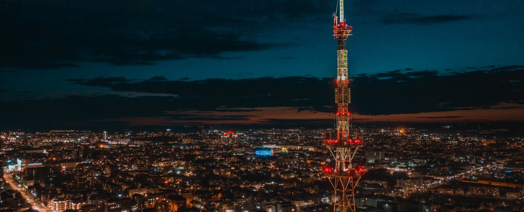 Кировская телебашня, Киров - Фото с квадрокоптера