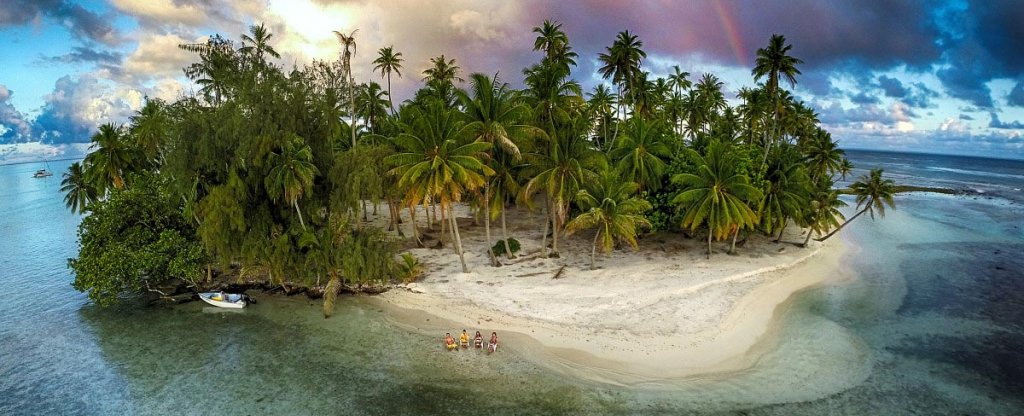 Пляж,  - Фото с квадрокоптера