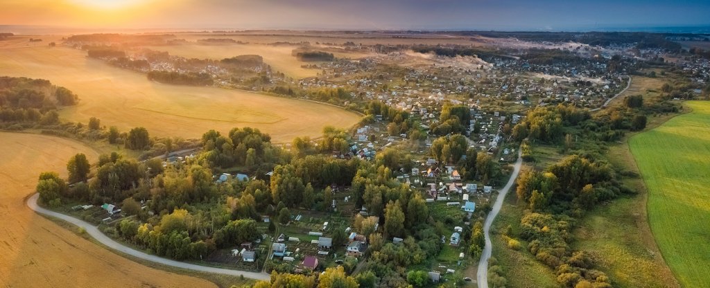 Закат, Кемерово - Фото с квадрокоптера