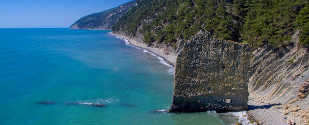 Скала Парус, Прасковеевка, Геленджик - Фото с квадрокоптера