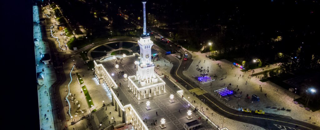 северный речной вокзал,  - Фото с квадрокоптера