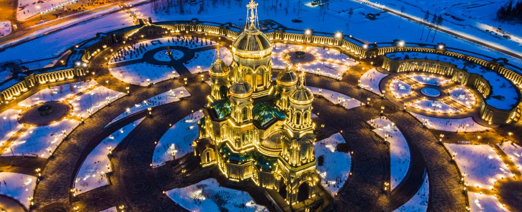 Главный Храм Вооруженных Сил РФ,  - Фото с квадрокоптера