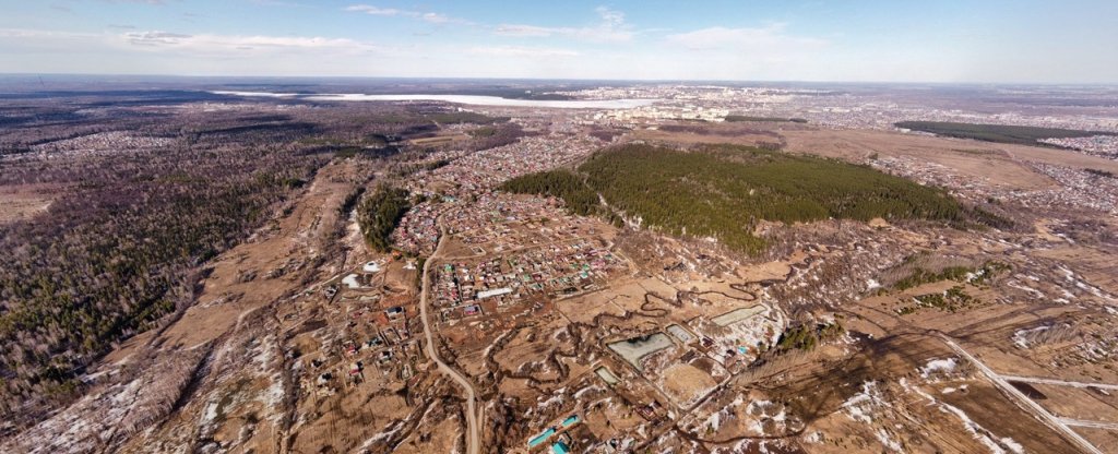 Чекерил,  - Фото с квадрокоптера