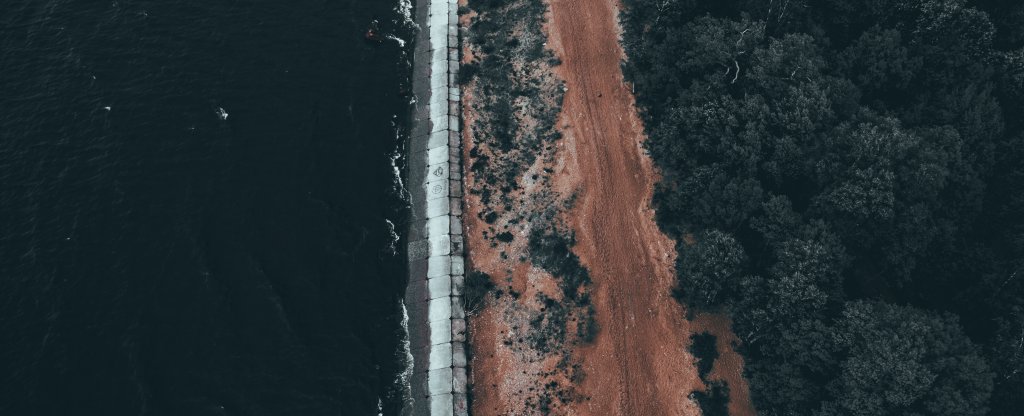 Пляж Дубки в Сестрорецке, Сестрорецк - Фото с квадрокоптера